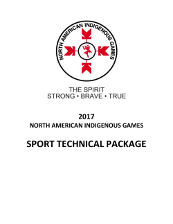 2017 NAIG Sport Technical Package