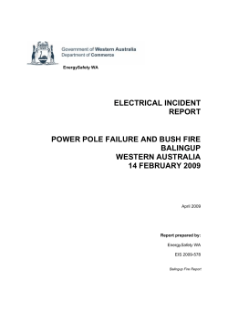 Balingup Fire Report Feb 2009