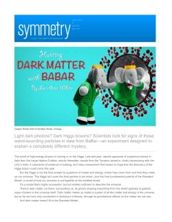 Dark Higgs bosons? - Symmetry Magazine