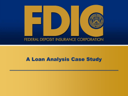 A Loan Analysis Case Study