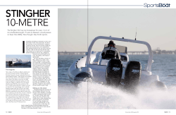 the Stingher 10m has one horsepower for every 1.4 cm of