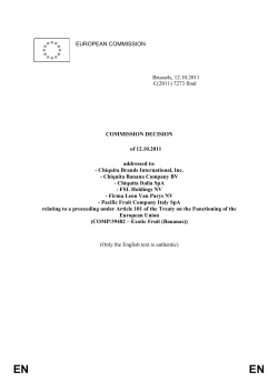 Non-confidential version of the decision
