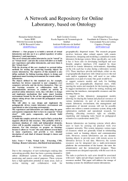 A Network and Repository for Online Laboratory, based on Ontology