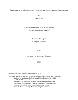 Communication and Coordination Paradigms for Highly