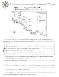 Not all maps show the same information. The title tells