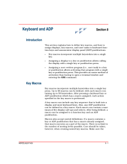 Keyboard/ADP - ABB Solution Bank