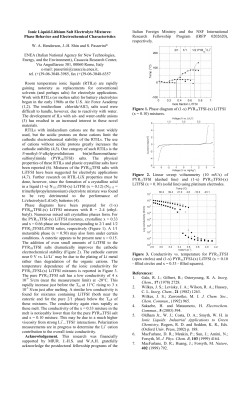 Ionic Liquid-Lithium Salt Electrolyte Mixtures: Phase Behavior and