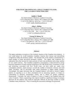 STRATEGIC DILEMMAS OF A SMALL MARKET PLAYER: THE