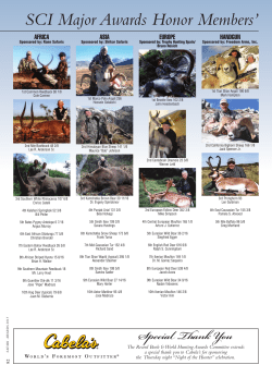 SCI Major Awards Honor Members