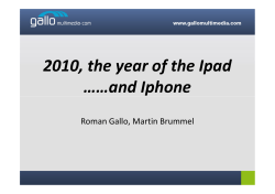 2010, the year of the Ipad &hellip;&hellip;and Iphone