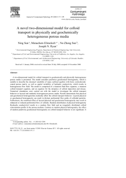 A novel two-dimensional model for colloid