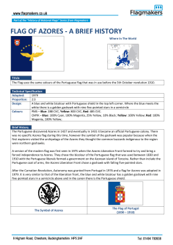 flag of azores - a brief history