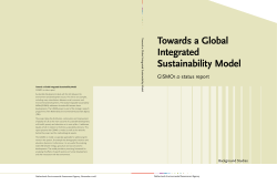 Towards a Global Integrated Sustainability Model