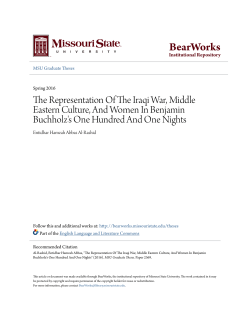 The Representation Of The Iraqi War, Middle Eastern