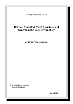 Manufacture versus Total Protection in the Tariff Growth Debate