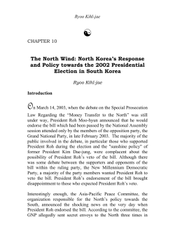 The North Wind: North Korea`s Response and Policy - Asia