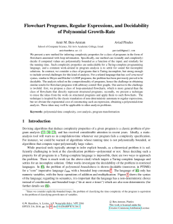 Flowchart Programs, Regular Expressions, and