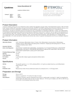 Cytokines - STEMCELL Technologies