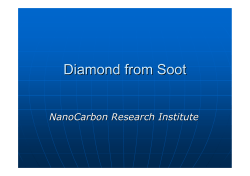 Diamond from Soot
