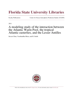 A modeling study of the interaction between the Atlantic