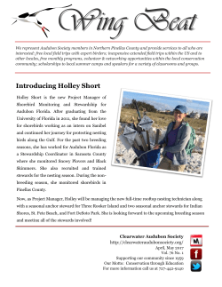 Introducing Holley Short - Clearwater Audubon Society