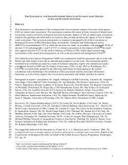 Assessment of ecological and socio