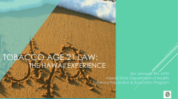 tobacco age 21 law - Clean Air Coalition BC