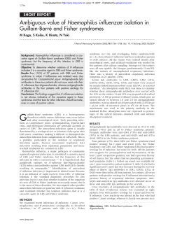 Ambiguous value of Haemophilus influenzae isolation in