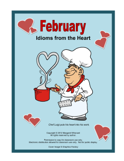 Idioms from the Heart