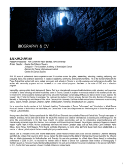 File - sashar zarif dance theatre