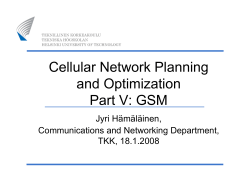 Cellular Network Planning and Optimization Part