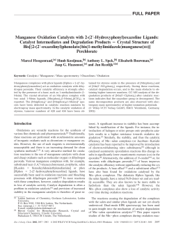 Manganese Oxidation Catalysts with 2