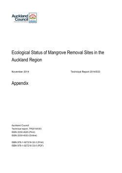 TR2014/033 Ecological status of mangrove