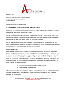 Contract and Task Order Analysis