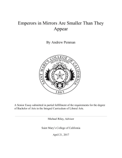 Emperors in Mirrors Are Smaller Than They Appear