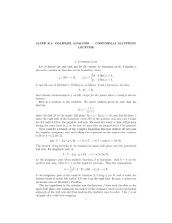 Conformal mappings lecture notes