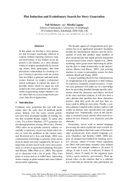 Plot Induction and Evolutionary Search for Story Generation