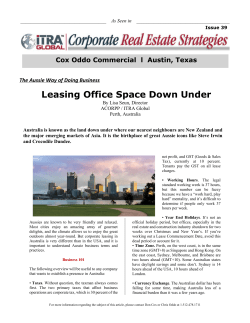 Leasing Office Space Down Under