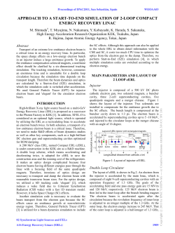 Approach to a Start-to-end Simulation of 2