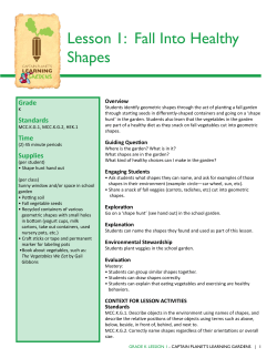 Fall Into Healthy Shapes - Captain Planet Foundation