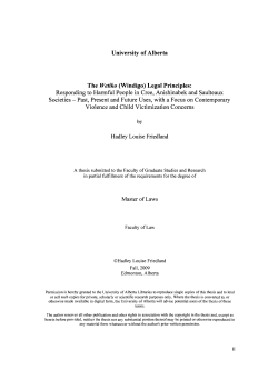 ProQuest Dissertations - Biblioth&egrave;que et Archives Canada