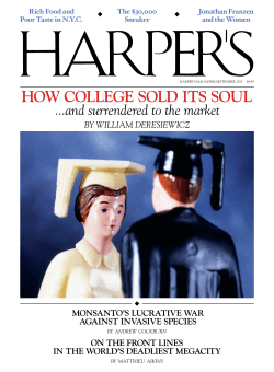 how college sold its soul