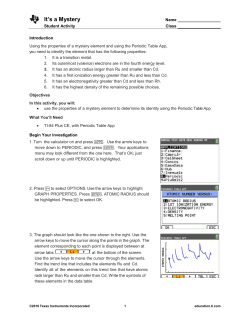 It`s a Mystery - TI Education