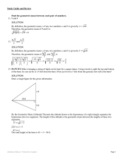 Study Guide and Review p611 11-21 odd 22-24 25
