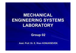 Measurement - METU | Department of Mechanical Engineering