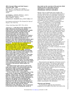 Motion of the Hindfoot after Simulated Arthrodesis