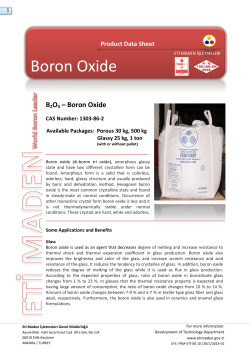 Boron Oxide