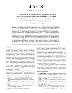 Five-Coordinate Aluminum Bromides: Synthesis, Structure, Cation
