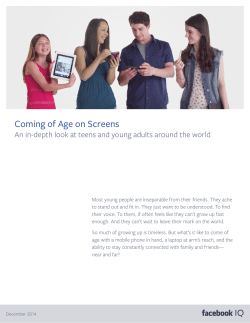 Coming of Age on Screens