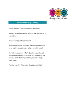Route to Planning a Family